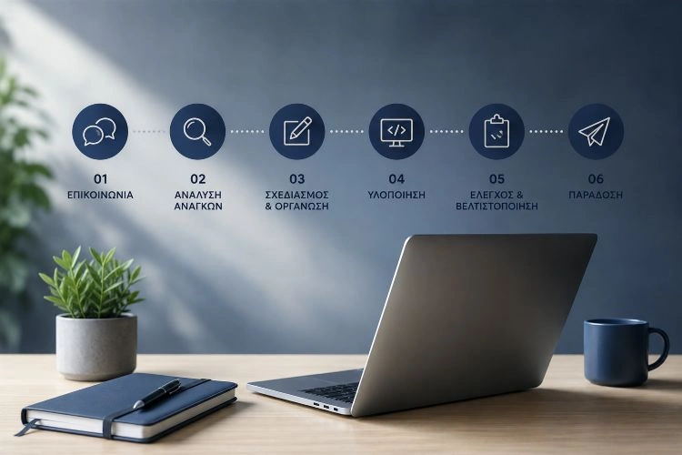Διαδικασία συνεργασίας για την ανάπτυξη website