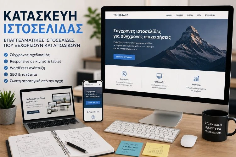 Κατασκευή ιστοσελίδας WordPress για επιχείρηση