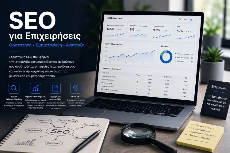 SEO για επιχειρήσεις και βελτιστοποίηση ιστοσελίδας