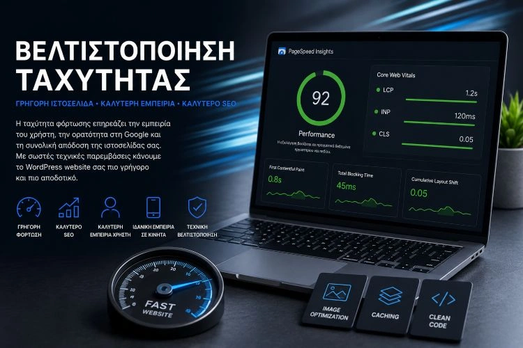 Βελτιστοποίηση ταχύτητας ιστοσελίδας WordPress και Core Web Vitals
